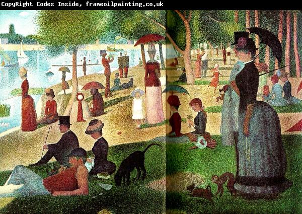 Georges Seurat en eftermiddag pa la grande jatte