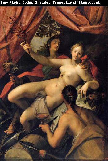 Hans von Aachen Allegory of Peace Art and Abundance