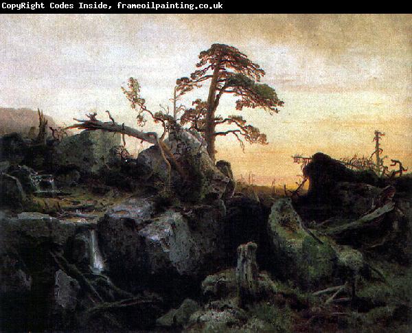 Hermann August Cappelen Sterbender Urwald, Nationalgalerie Oslo