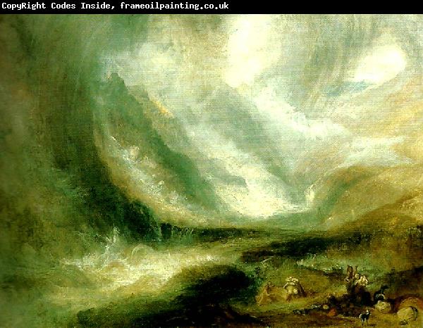 J.M.W.Turner snow- storm avalanche and inundation-a scene in the upper part of the val d'aouste piedmont