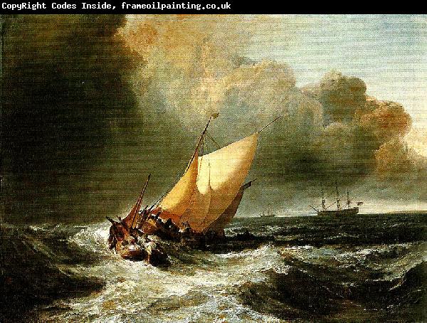 J.M.W.Turner dutch boats in a gale