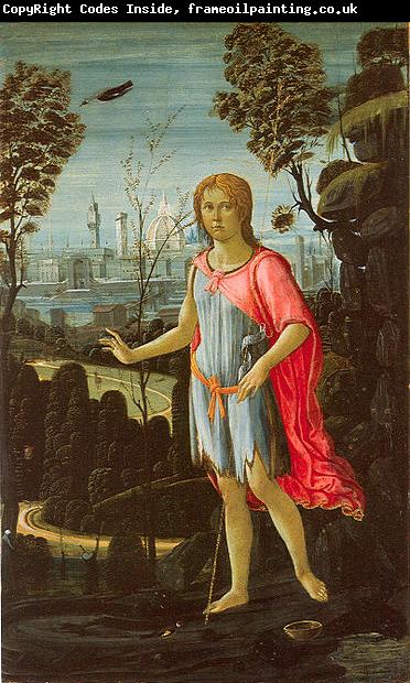 JACOPO del SELLAIO Saint John the Baptist