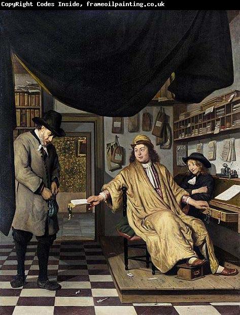 Job Adriaenszoon Berckheyde A Notary in His Office