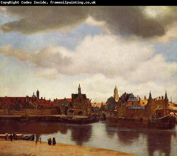 Johannes Vermeer View on Delft.