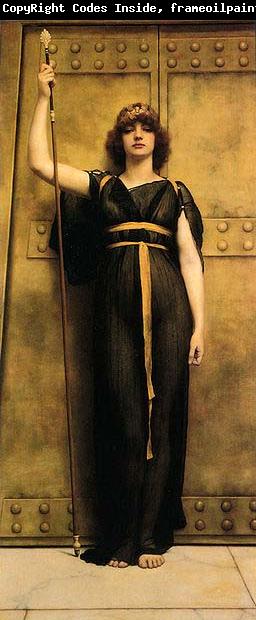 John William Godward A Priestess