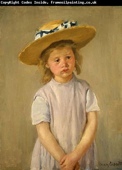 Mary Cassatt Child in a Straw Hat