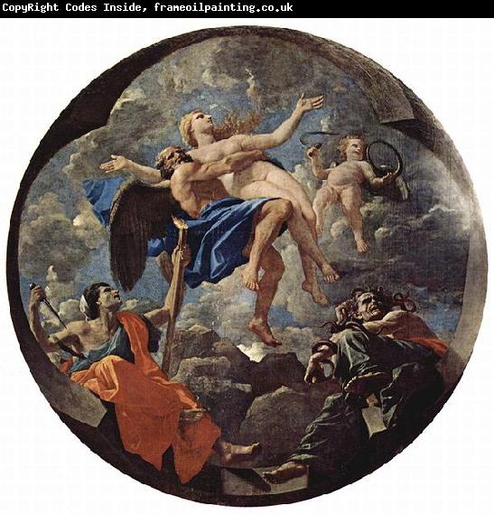 Nicolas Poussin Die Zeit und die Wahrheit, Allegorie, Tondo