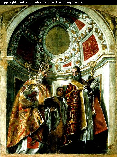 Paolo  Veronese ss. geminianus and severus and severus