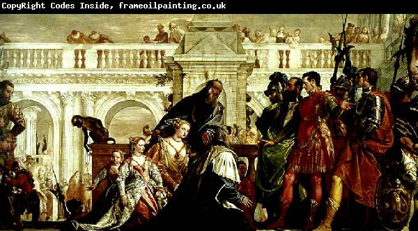 Paolo  Veronese the family of darus before alexander