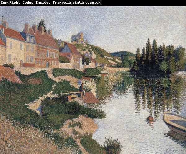 Paul Signac riverbbank les andelys