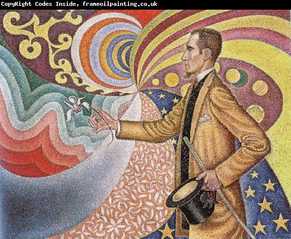 Paul Signac portrait of felix feneon opus