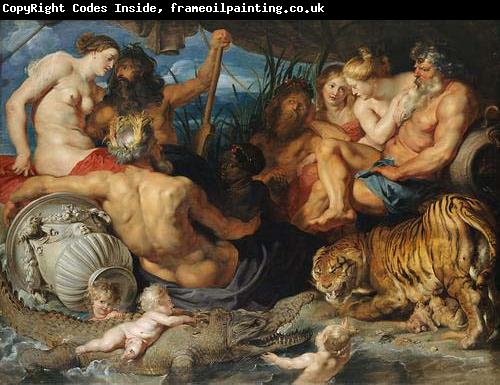 Peter Paul Rubens Die vier Flxsse des Paradieses