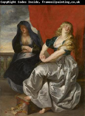 Peter Paul Rubens Reuige Magdalena und ihre Schwester Martha