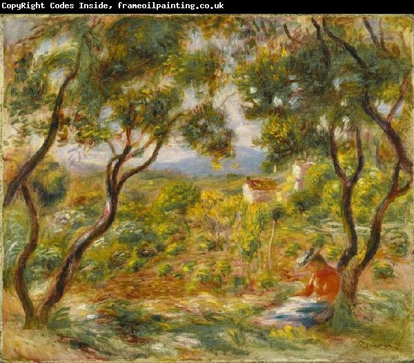 Pierre-Auguste Renoir The Vineyards at Cagnes