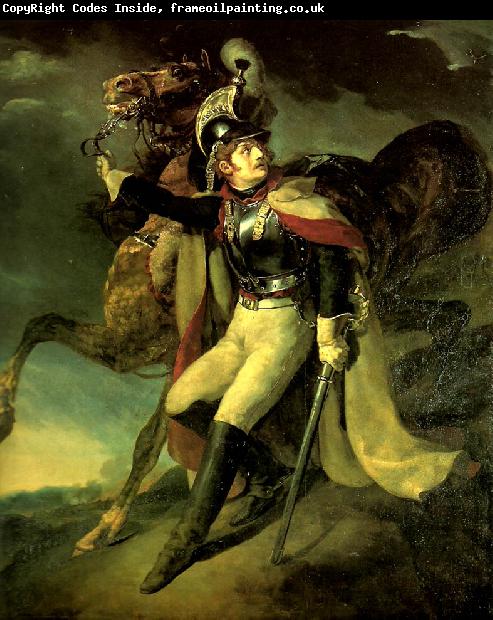 Theodore   Gericault cuirassier blesse