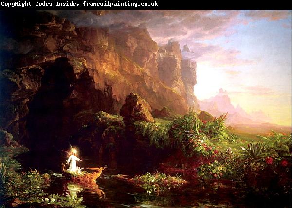 Thomas Cole The Voyage of Life Childhood