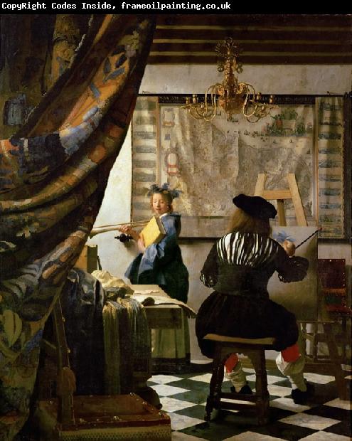 VERMEER VAN DELFT, Jan konstnaren i sin atelje