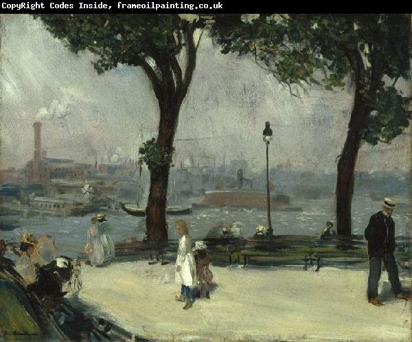 William Glackens East River Park