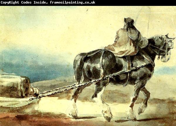 charles emile callande le cheval de halage