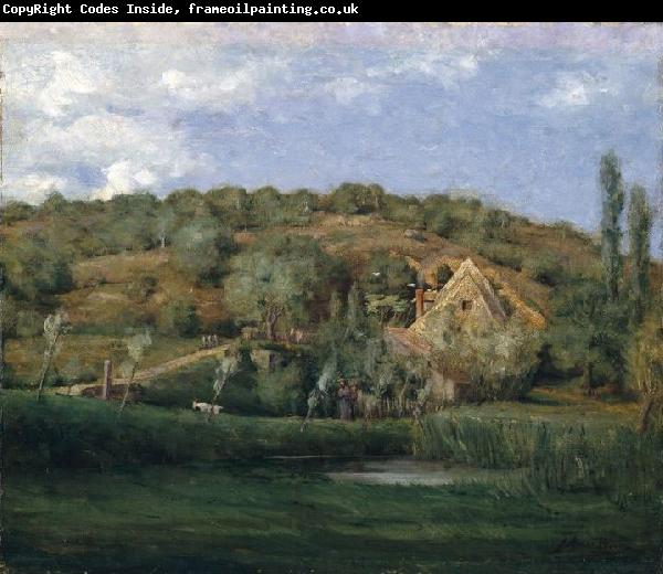 julian alden weir A French Homestead