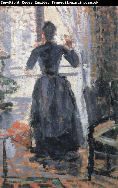 unknow artist woman at the window