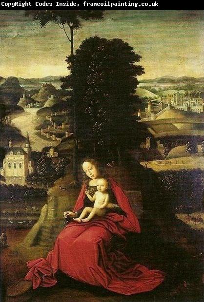 Adriaen Isenbrant Madonna and Child in a landscape