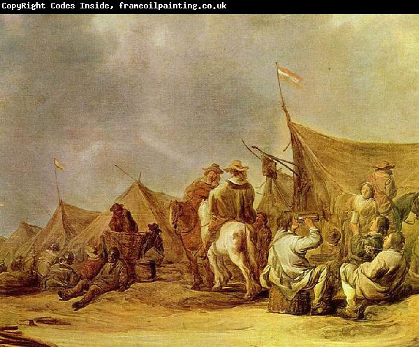 Aelbert Cuyp Ruhepause im Lager