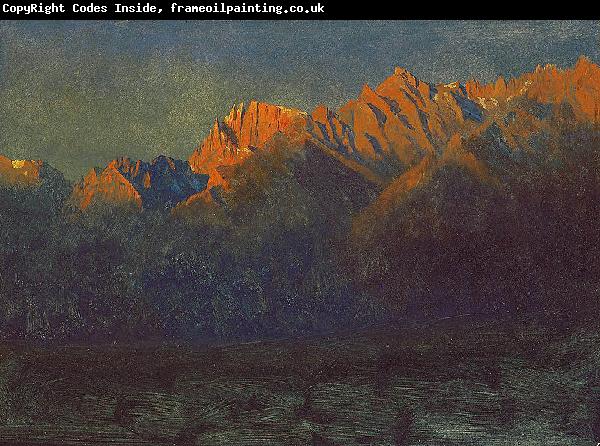 Albert Bierstadt Sunrise in the Sierras