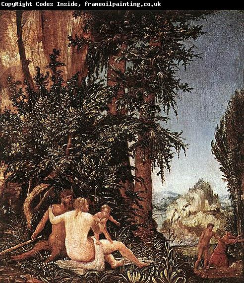 Albrecht Altdorfer Landscape with Satyr Family