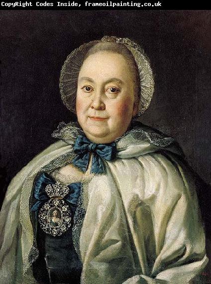 Aleksey Antropov Portrait of Maria Andreyevna Rumyantseva