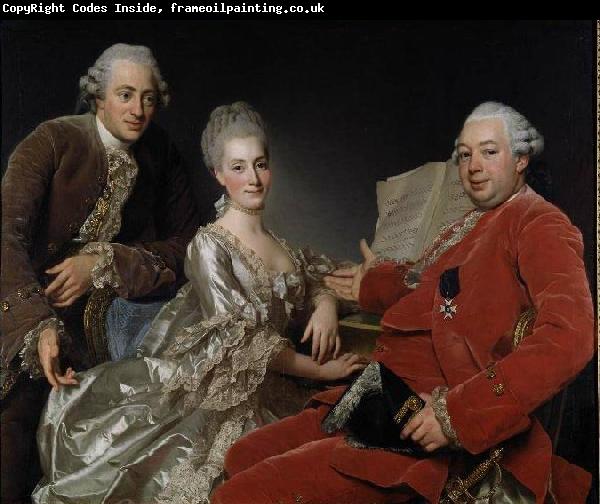 Alexander Roslin Portrait of John Jennings Esq., his Brother and Sister-in-Law