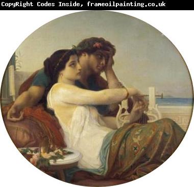 Alexandre  Cabanel Aglaida and Boniface