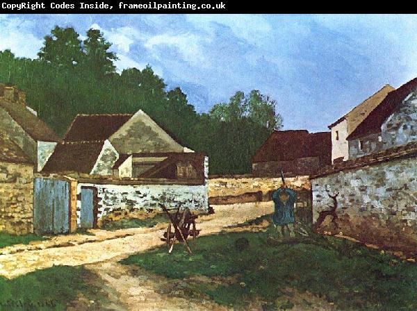 Alfred Sisley Dorfstrasse in Marlotte