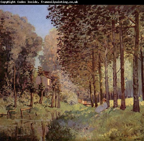 Alfred Sisley Rast am Flubufer