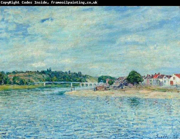 Alfred Sisley La Seine a Saint-Mammes