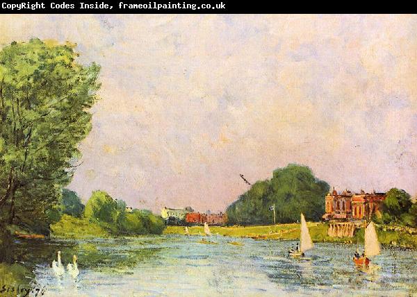 Alfred Sisley Themse bei Hampton Court