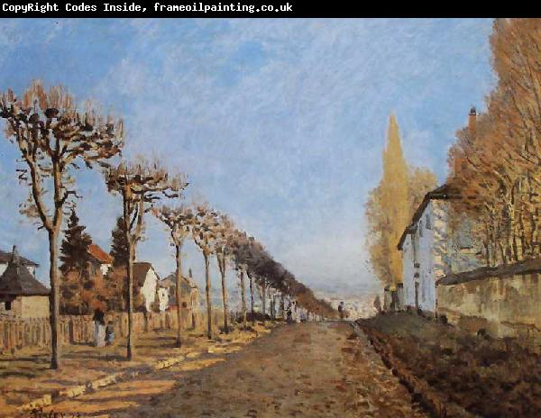 Alfred Sisley The lane of the Machine by Alfred Sisley in 1873