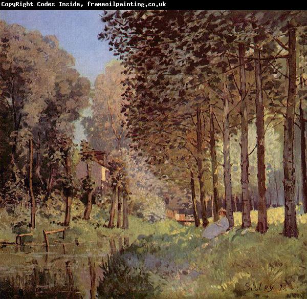 Alfred Sisley Rast am Flubufer