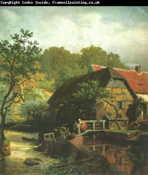 Andreas Achenbach Westfalische Wassermuhle