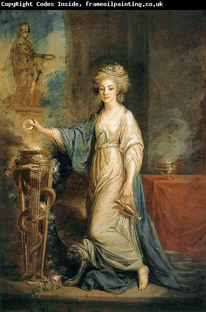 Angelica Kauffmann Portrait of a Woman as a Vestal Virgin