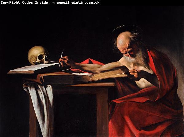 Caravaggio Saint Jerome Writing