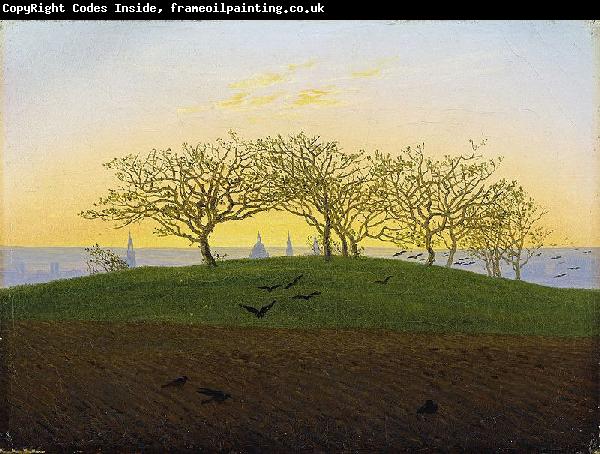 Caspar David Friedrich Hill and Ploughed Field near Dresden