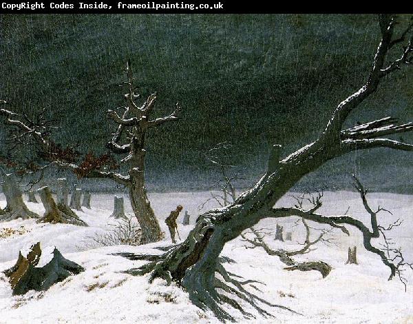 Caspar David Friedrich Winter Landscape