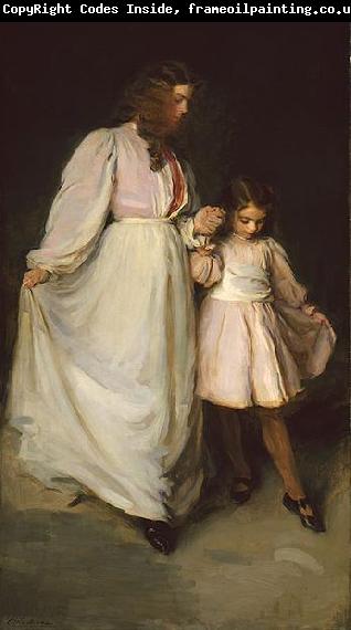 Cecilia Beaux Dorothea and Francesca a.k.a. The Dancing Lesson