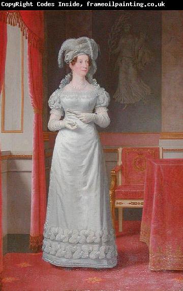 Christoffer Wilhelm Eckersberg Portrait of Marie Sophie of Hesse-Kassel Queen consort of Denmark