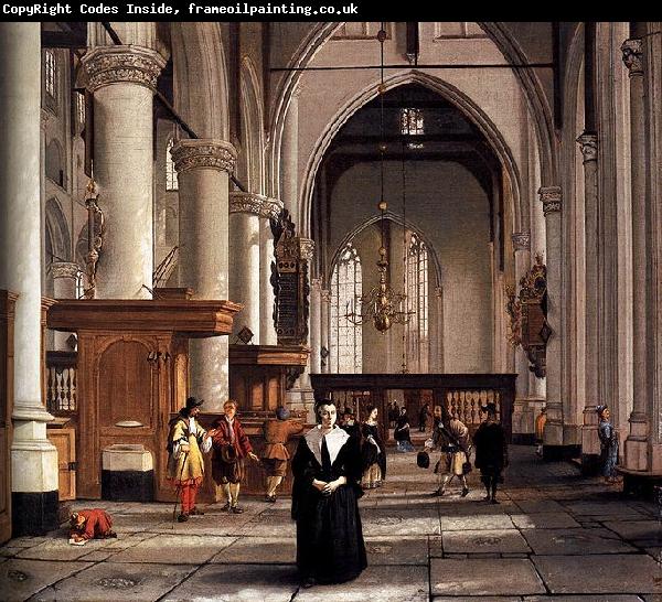 Cornelis de Man Interior of the Laurenskerk in Rotterdam