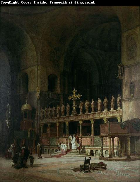 David Dalhoff Neal INTERIOR OF ST.MARKS,VENICE