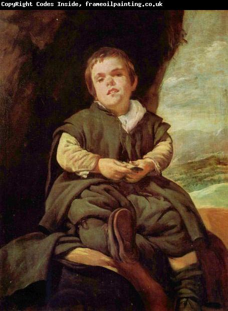 Diego Velazquez Portrat des Hofzwerges Francisco Lezcano, Kind des Vallecas