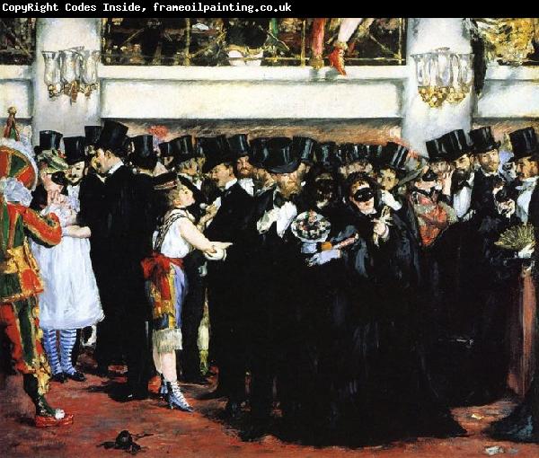 Edouard Manet Un bal a l'Opera