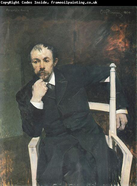 Eilif Peterssen Portrett av Arne Garborg